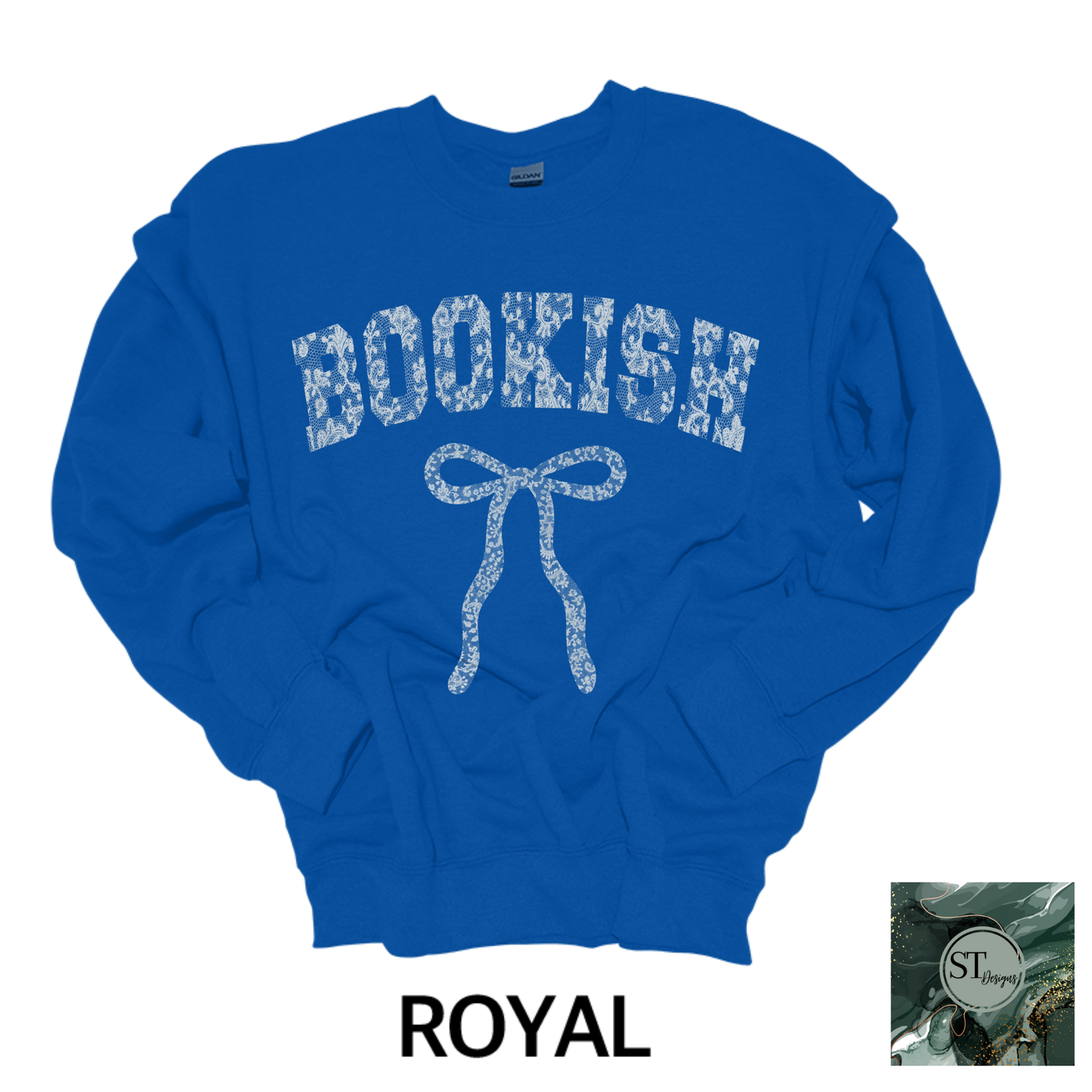 Lace Bookish T-Shirt and Sweatshirt options unisex fit