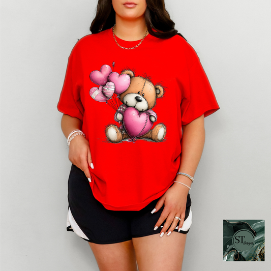 Whimsical Heart Bear