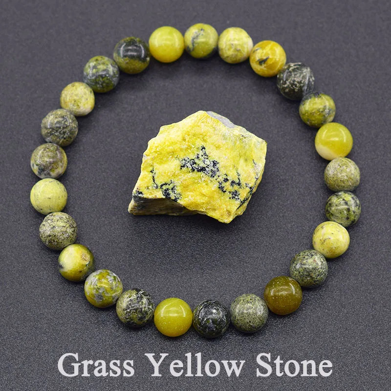 Natural Stone Healing Bead Bracelet for Balance
