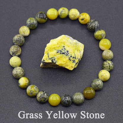 Natural Stone Healing Bead Bracelet for Balance