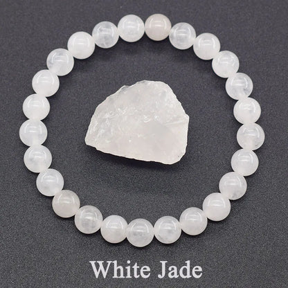 Natural Stone Healing Bead Bracelet for Balance