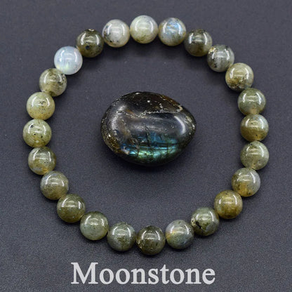 Natural Stone Healing Bead Bracelet for Balance