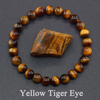 Natural Stone Healing Bead Bracelet for Balance