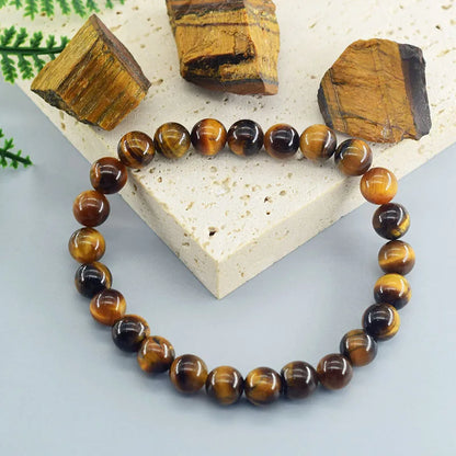 Natural Stone Healing Bead Bracelet for Balance