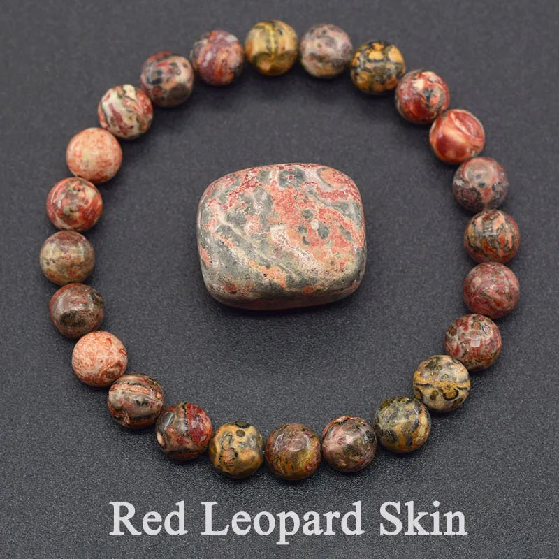 Natural Stone Healing Bead Bracelet for Balance