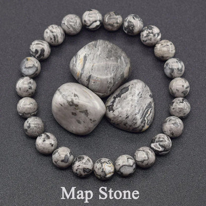 Natural Stone Healing Bead Bracelet for Balance